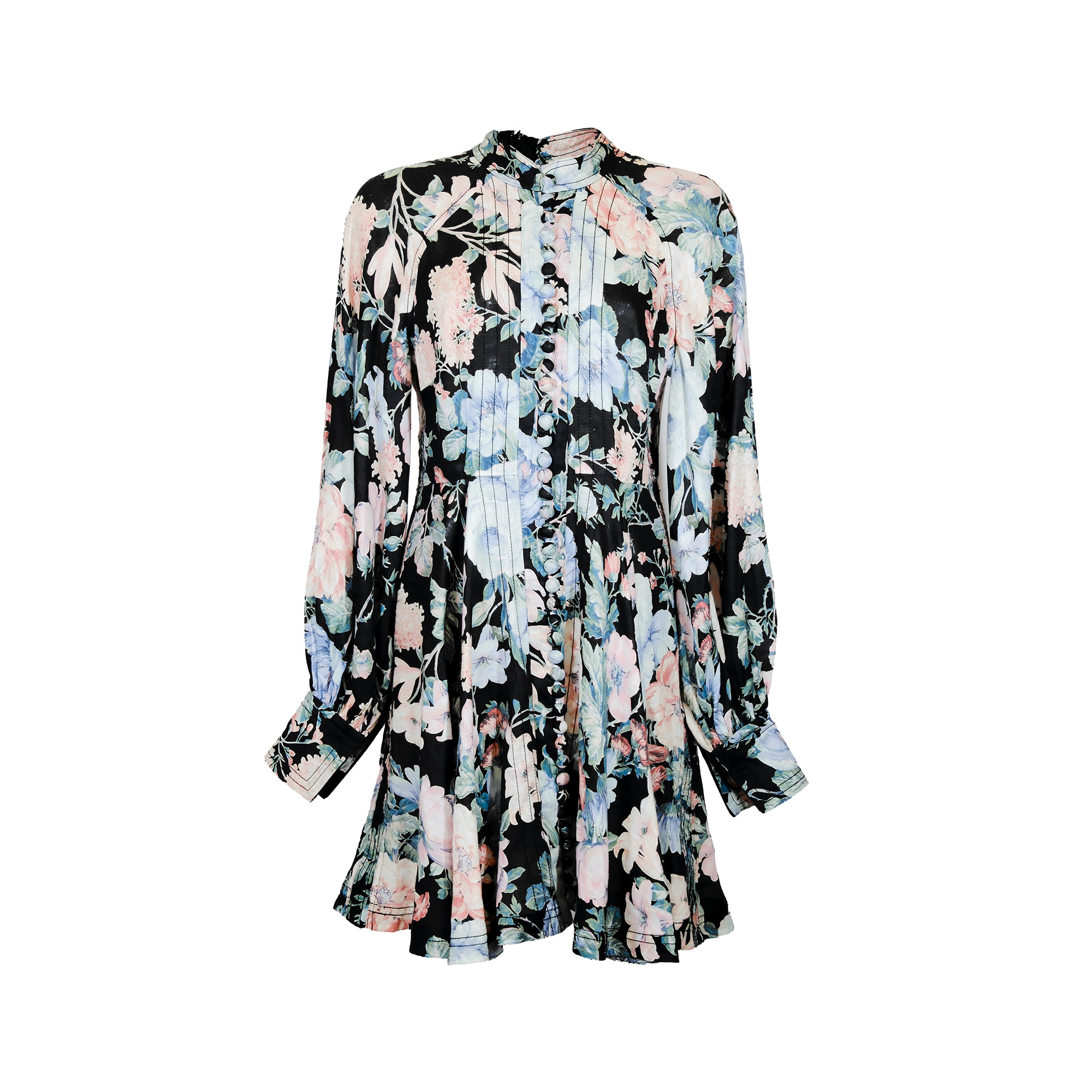 verity rouleau short dress Zimmermann - Verity Rouleau Short Dress - Multi
