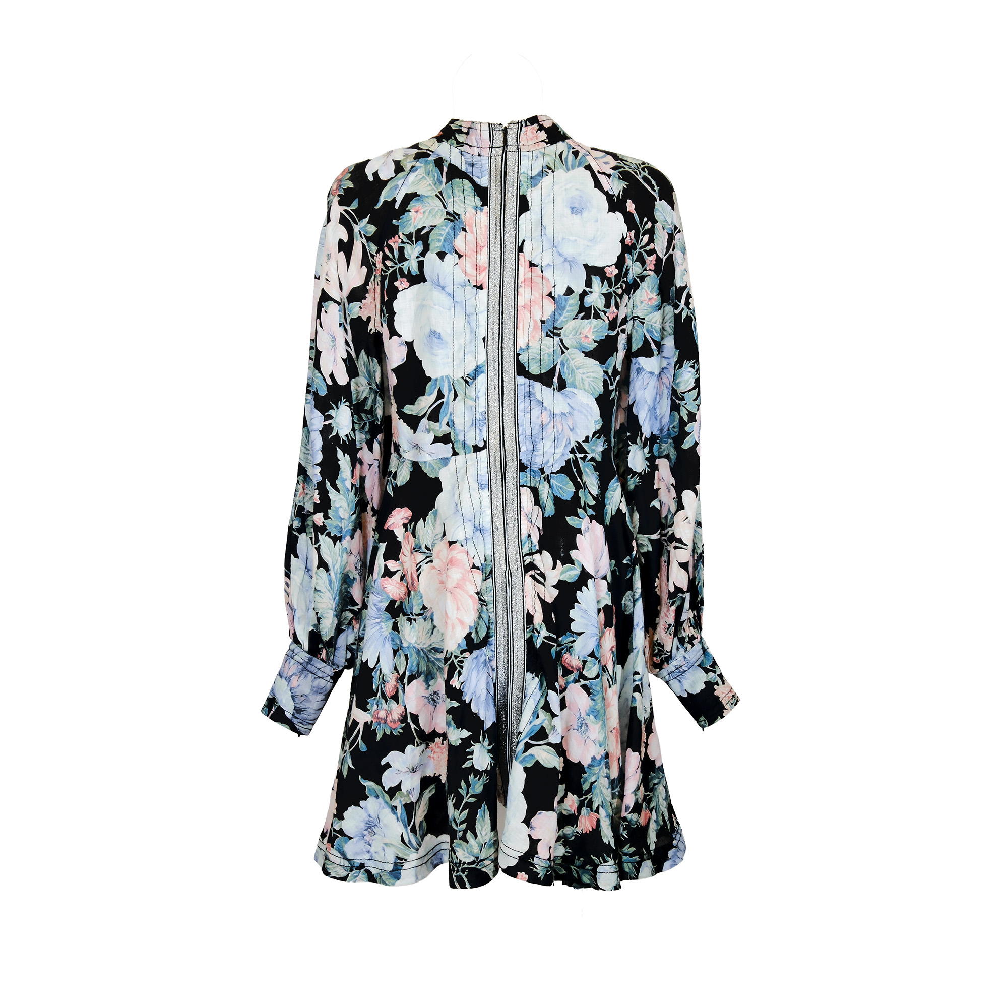 zimmermann verity rouleau short dress Rebellion Stripe Rope Trim Mini Dress