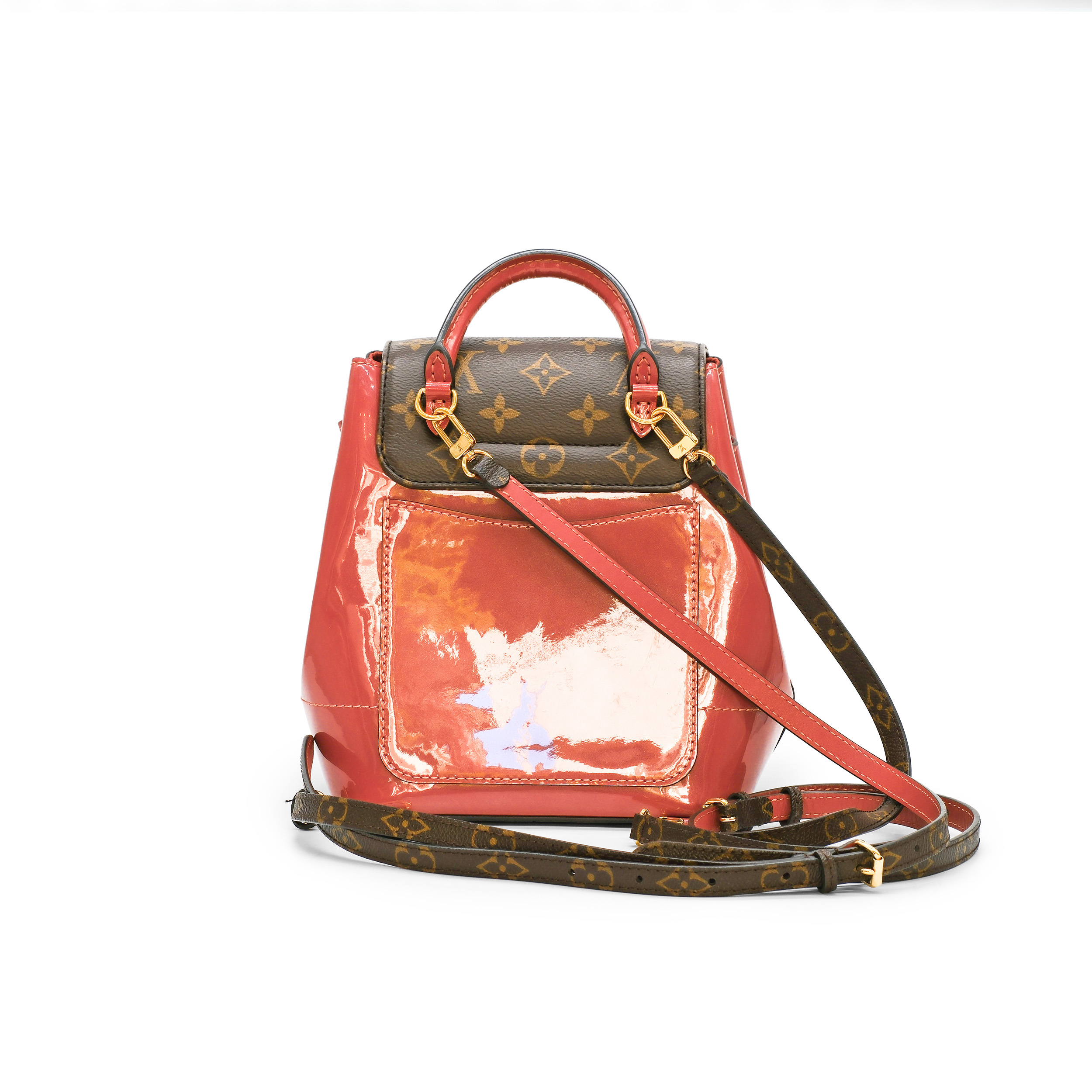 Louis Vuitton hot springs -limited edition! Louis Vuitton Monogram Vernis Bicolor Hot Springs Backpack  main image 2